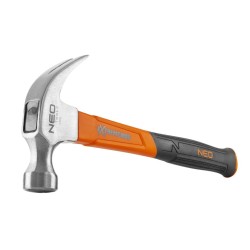 Szeghúzó kalapács, 450g, üvegszálas, kétkomponensű markolat (25-132) Szeghúzó kalapács, 450g, üvegszálas, kétkomponensű markolat (25-132)