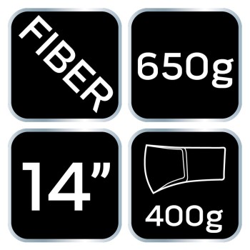 Balta 650g, fej 400g, üvegszál nyél 14'' (27-030) Balta 650g, fej 400g, üvegszál nyél 14'' (27-030)