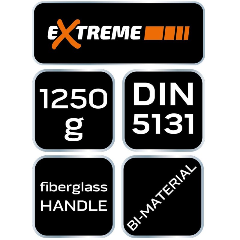 Fejsze 1250g, üvegszálas, kétkomponensű nyél (27-123) Fejsze 1250g, üvegszálas, kétkomponensű nyél (27-123)