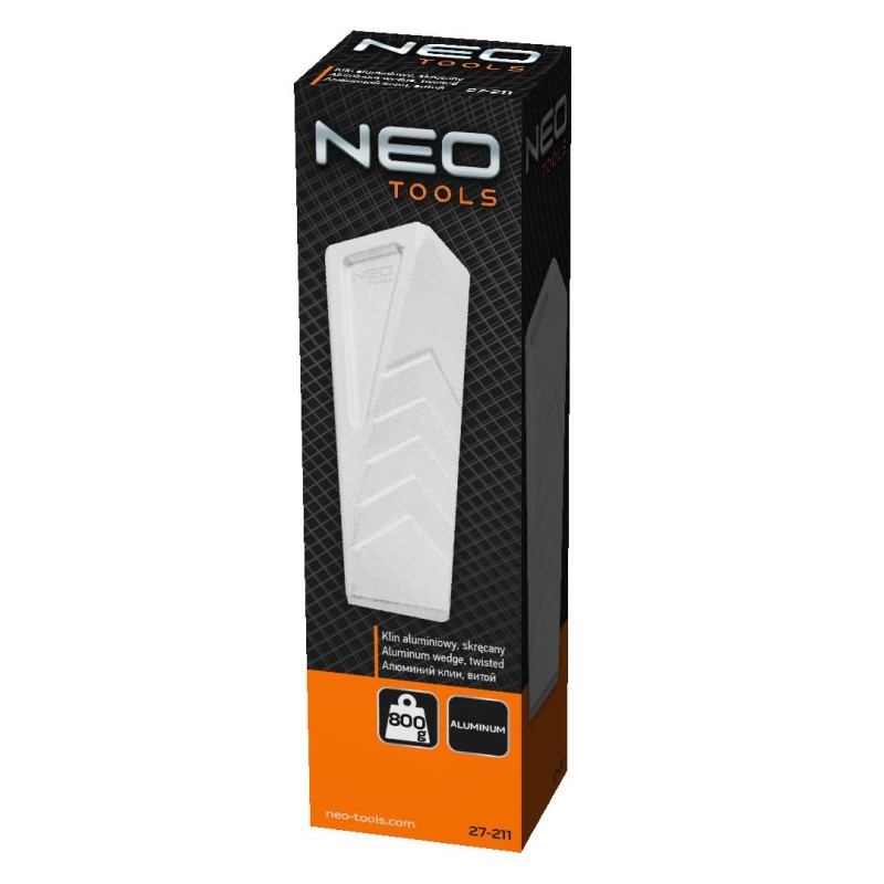 Alumínium csavart fahasító ék, 800 g, fogazott (27-211)