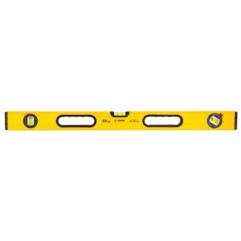 Vízmérték, 60cm, 3 libella, 2 markolat, aluminium, ±0,5mm/m (29C602)