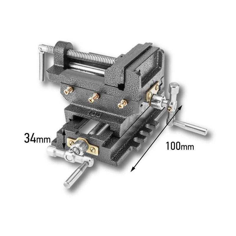 Gépsatu, 2 irányban állítható 100mm (35-035) Gépsatu, 2 irányban állítható 100mm (35-035)