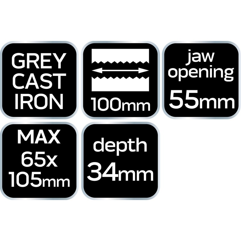 Hegesztő sarokszorító 65x105 (35-040) Hegesztő sarokszorító 65x105 (35-040)
