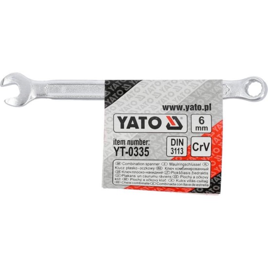 YATO Csillag-villáskulcs 6 mm / 110 mm CrV (YT-0335) YATO Csillag-villáskulcs 6 mm / 110 mm CrV (YT-0335)