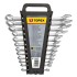 Csillag-villáskulcs készlet 6-22mm, 12db (35D757)