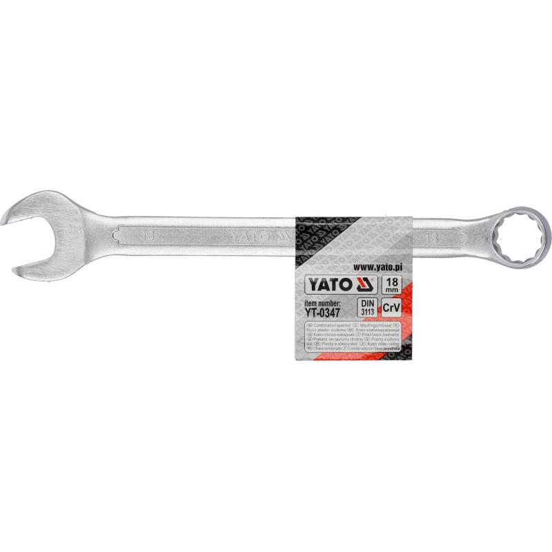 YATO Csillag-villáskulcs 18 mm / 230 mm CrV (YT-0347)