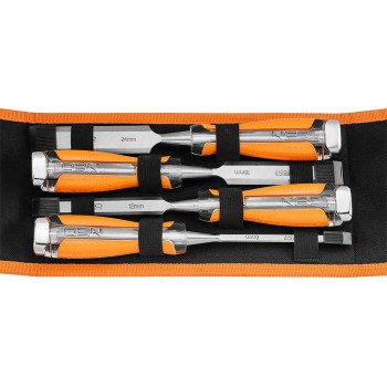 Favéső készlet 4db-os 6, 12, 18, 24. Kétkomponensű markolat, gyöngyvászon tok (37-900) Favéső készlet 4db-os 6, 12, 18, 24. Kétkomponensű markolat, gyöngyvászon tok (37-900)