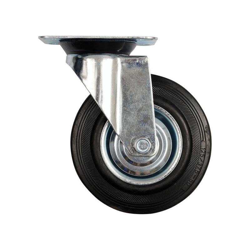 VOREL Ipari kerék forgóvillás 100 mm 60 kg (87312)