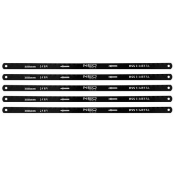 FÉMFŰRÉSZLAP készlet 300x12, 5mm, 5db, HSS Bimetal (43-355)