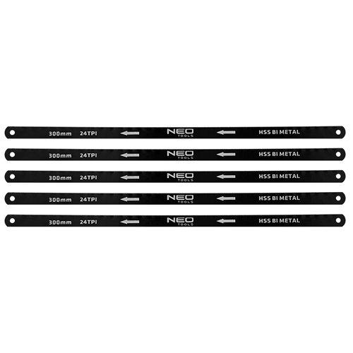 FÉMFŰRÉSZLAP készlet 300x12, 5mm, 5db, HSS Bimetal (43-355)