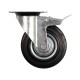 VOREL Ipari kerék forgóvillás fékkel 125 mm 100 kg (87323)