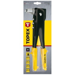 POPSZEGECSHÚZÓ 270MM, Kétirányú fejbeállítás, 2.4, 3.2, 4.0, 4.8mm (43E712) POPSZEGECSHÚZÓ 270MM, Kétirányú fejbeállítás, 2.4, 3.2, 4.0, 4.8mm (43E712)