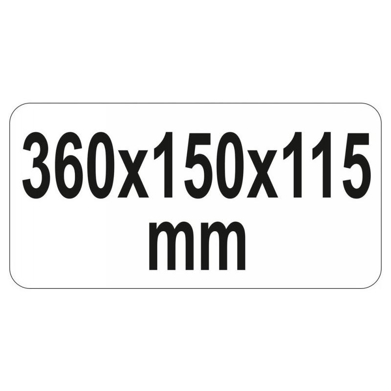 YATO Szerszámosláda fém 360 x 150 x 115 mm (YT-0882)