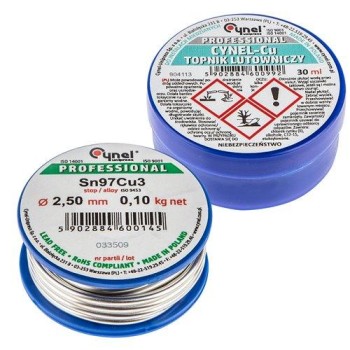 Forrasztókészlet rézforrasztáshoz, forrasztóón és paszta (44E745)