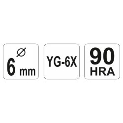 YATO Üveg- és csempefúrószár 6 mm (YT-3726)