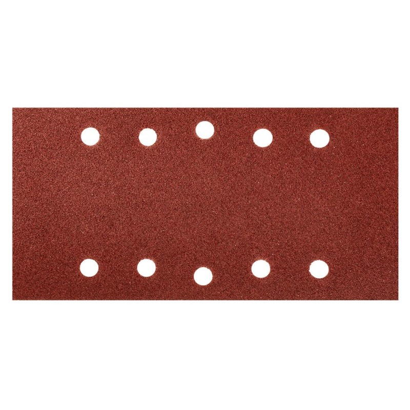 Csiszolópapír tépőzáras 115 x 230mm, K80, lyukas, 5db (54H003)