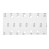 Csiszolópapír tépőzáras 115 x 230mm, K80, lyukas, 5db (54H003)