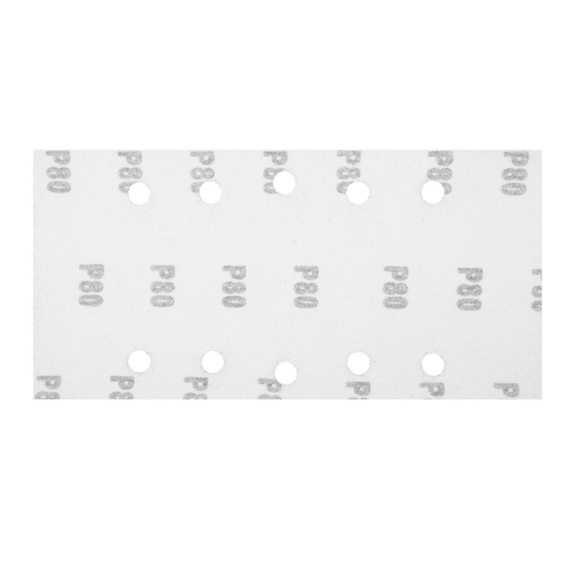 Csiszolópapír tépőzáras 115 x 230mm, K80, lyukas, 5db (54H003)