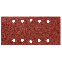 Csiszolópapír tépőzáras 115 x 230mm, K100, lyukas, 5db (54H004) Csiszolópapír tépőzáras 115 x 230mm, K100, lyukas, 5db (54H004)