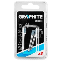 Csapos csiszolókő 5x10mm, henger, szár 3.2mm, 3db (55H051) Csapos csiszolókő 5x10mm, henger, szár 3.2mm, 3db (55H051)