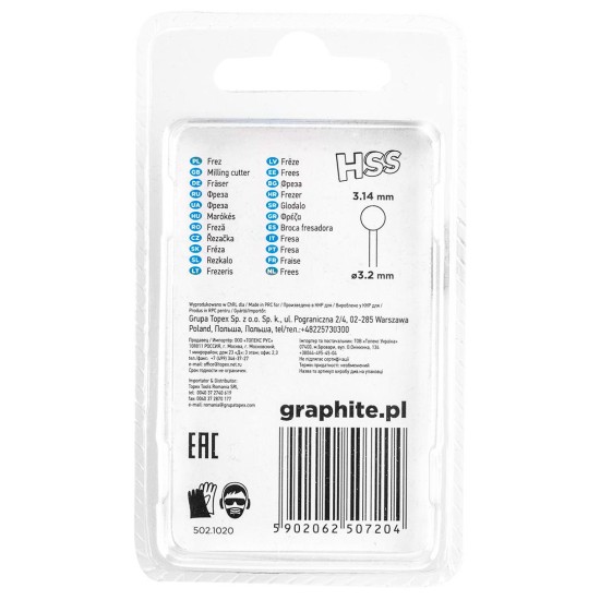 Csapos turbómaró 1.4mm, gömb, szár 3.2mm, 2db (55H063)