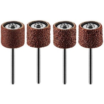 Csiszolóhüvely 12.7mm, K60, K80, K120, K240, készlet 100db + szár 3.2mm, 2db (55H077)