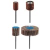 Csiszolókészlet mini fúró- és csiszológéphez, csiszolóanyagok, lamellák, 24db (55H081)
