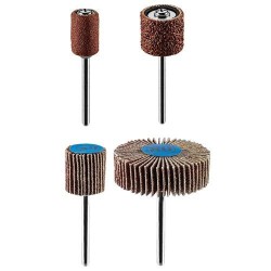 Csiszolókészlet mini fúró- és csiszológéphez, csiszolóanyagok, lamellák, 24db (55H081)