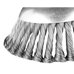 Drótkorong, fazékkefe sodrott 150 x 25,4mm benzines kaszákhoz (55H100) Drótkorong, fazékkefe sodrott 150 x 25,4mm benzines kaszákhoz (55H100)