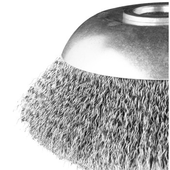 Drótkorong, fazékkefe hullámos 150 x 25, 4mm benzines kaszákhoz (55H102)