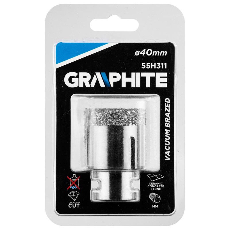 Körkivágó, gyémántos 40mm x M14 (55H311) Körkivágó, gyémántos 40mm x M14 (55H311)