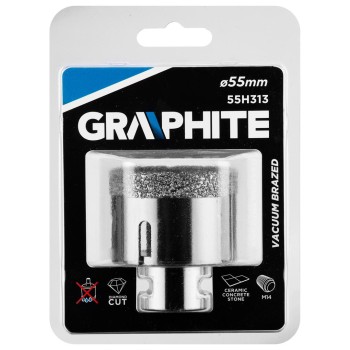 Körkivágó, gyémántos 55mm x M14 (55H313) Körkivágó, gyémántos 55mm x M14 (55H313)