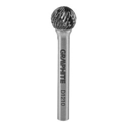 Keményfém marófej, turbómaró, D, gömb, 12x10mm, szár méret: 6x45mm (55H362) Keményfém marófej, turbómaró, D, gömb, 12x10mm, szár méret: 6x45mm (55H362)