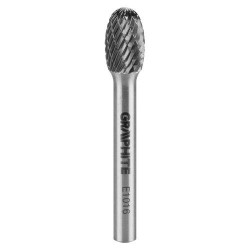 Keményfém marófej, turbómaró, E csepp, ovális, 10x16mm, szár méret: 6x45mm (55H365) Keményfém marófej, turbómaró, E csepp, ovális, 10x16mm, szár méret: 6x45mm (55H365)