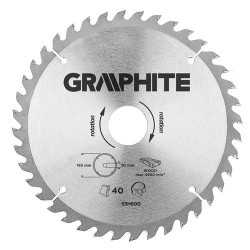 Körfűrészlap keményfém fogakkal, 185x30mm, 40 fog (55H600) Körfűrészlap keményfém fogakkal, 185x30mm, 40 fog (55H600)