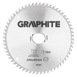 Körfűrészlap ALU-hoz, keményfém fogakkal, 250x30mm, 100 fog (55H611) Körfűrészlap ALU-hoz, keményfém fogakkal, 250x30mm, 100 fog (55H611)