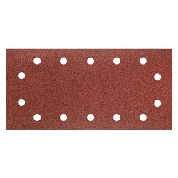 Csiszolópapír, tépőzáras, 115x230mm, K80, lyukas, 5db (55H722) Csiszolópapír, tépőzáras, 115x230mm, K80, lyukas, 5db (55H722)