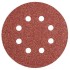 Csiszolópapír, tépőzáras 125mm, K40, 8 lyukkal, 5db (55H939) Csiszolópapír, tépőzáras 125mm, K40, 8 lyukkal, 5db (55H939)