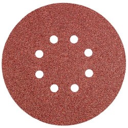 Csiszolópapír, tépőzáras 150mm, K40, 8 lyukkal, 5db (55H945) Csiszolópapír, tépőzáras 150mm, K40, 8 lyukkal, 5db (55H945)