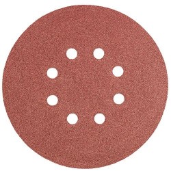 Csiszolópapír, tépőzáras 150mm, K100, 8 lyukkal, 5db (55H948) Csiszolópapír, tépőzáras 150mm, K100, 8 lyukkal, 5db (55H948)