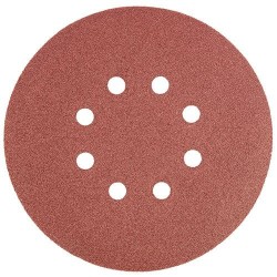Csiszolópapír, tépőzáras 150mm, K120, 8 lyukkal, 5db (55H949) Csiszolópapír, tépőzáras 150mm, K120, 8 lyukkal, 5db (55H949)