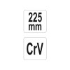 YATO Seeger fogó 225 mm csőrös külső (YT-0607)