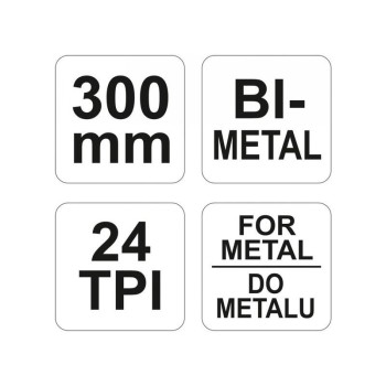 YATO Fémfűrész keret 300 mm lappal (YT-3160)