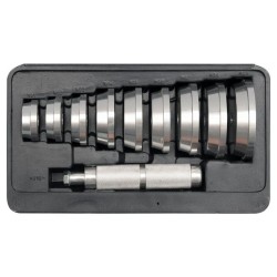 YATO YT-0638 csapágy, szimering, persely ki- és beütő készlet – 10 részes, alumínium