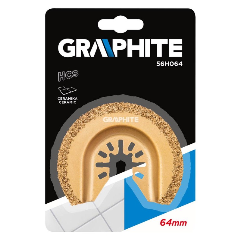Félkör keményfém vágólap kerámiához, multifunkciós géphez 64mm (56H064) Félkör keményfém vágólap kerámiához, multifunkciós géphez 64mm (56H064)