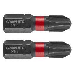 Torziós ütvecsavarozó bit PH3x25mm, 2db (56H502) Torziós ütvecsavarozó bit PH3x25mm, 2db (56H502)