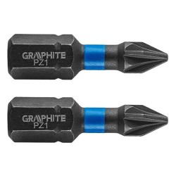 Torziós ütvecsavarozó bit PZ1x25mm, 2db (56H503) Torziós ütvecsavarozó bit PZ1x25mm, 2db (56H503)