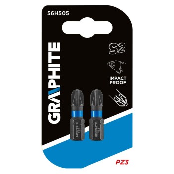 Torziós ütvecsavarozó bit PZ3x25mm, 2db (56H505) Torziós ütvecsavarozó bit PZ3x25mm, 2db (56H505)