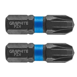 Torziós ütvecsavarozó bit PZ4x25mm, 2db (56H506) Torziós ütvecsavarozó bit PZ4x25mm, 2db (56H506)