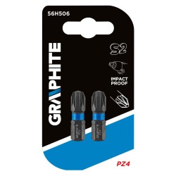 Torziós ütvecsavarozó bit PZ4x25mm, 2db (56H506) Torziós ütvecsavarozó bit PZ4x25mm, 2db (56H506)